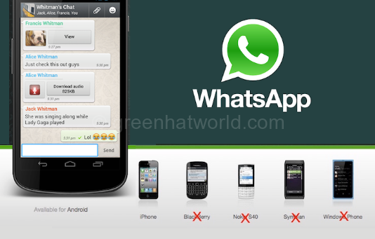 Download whatsapp for cell phone